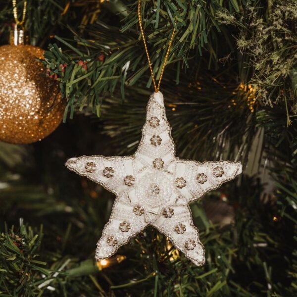 Beaded Star Ornaments