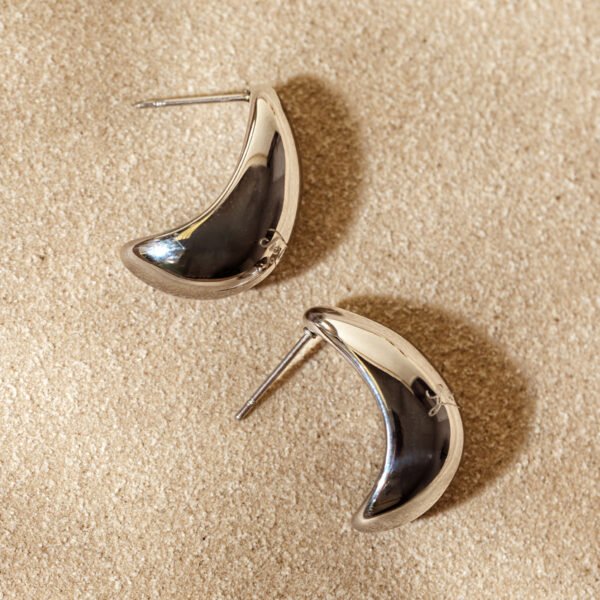 Love and Justice Half Hoop Earrings