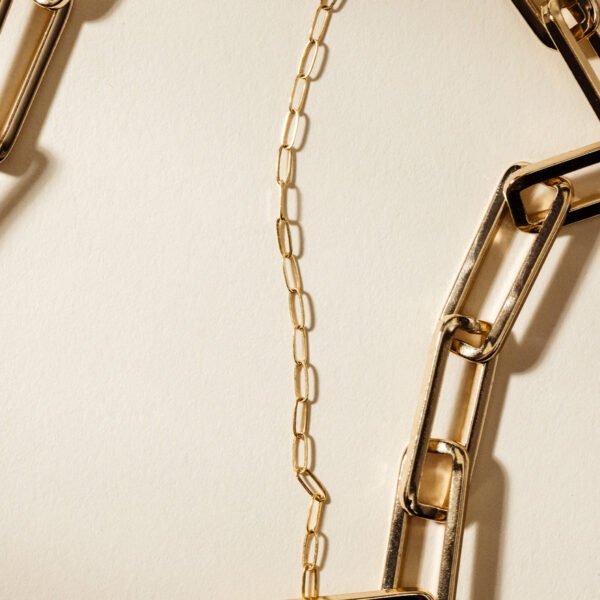 The Elizabeth Gold Paperclip Necklace