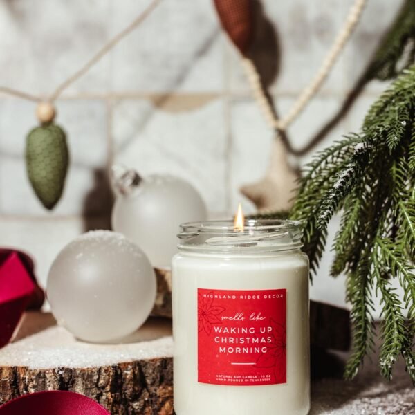 Waking up Christmas Morning Soy Candle