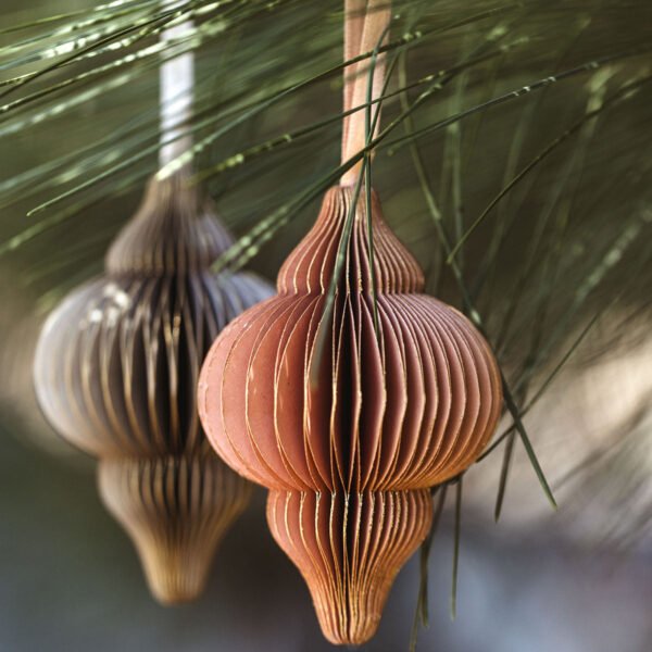 Paper Honeycomb Tiered Ornaments